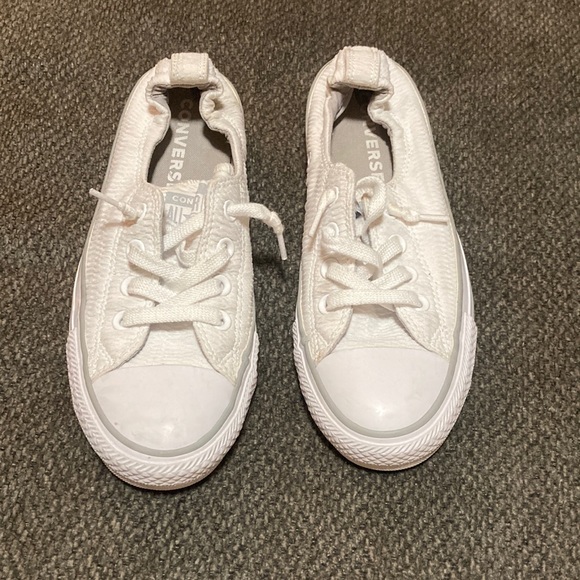 White converse, all-star size8 - Picture 1 of 3